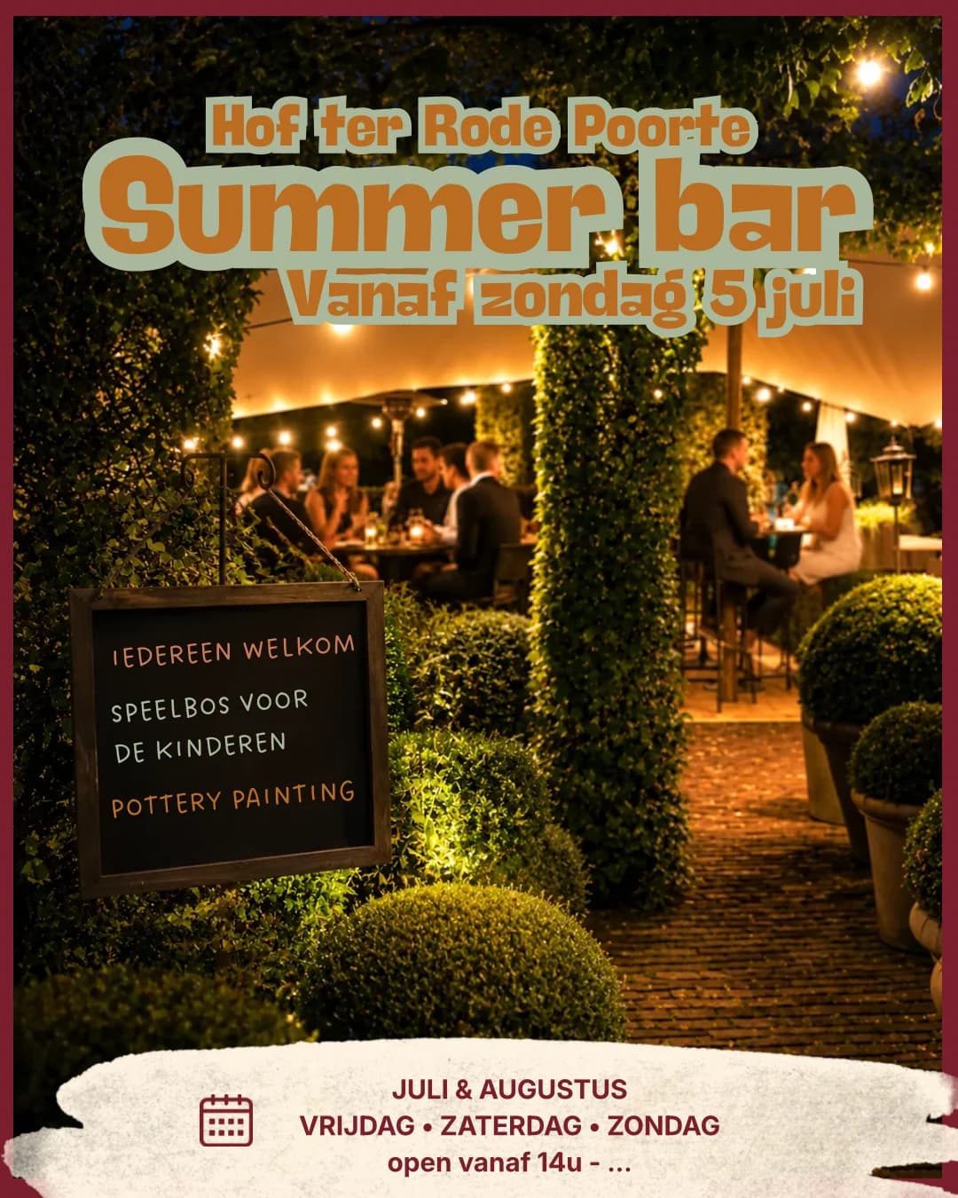 Summerbar @Hof ter Rode Poorte